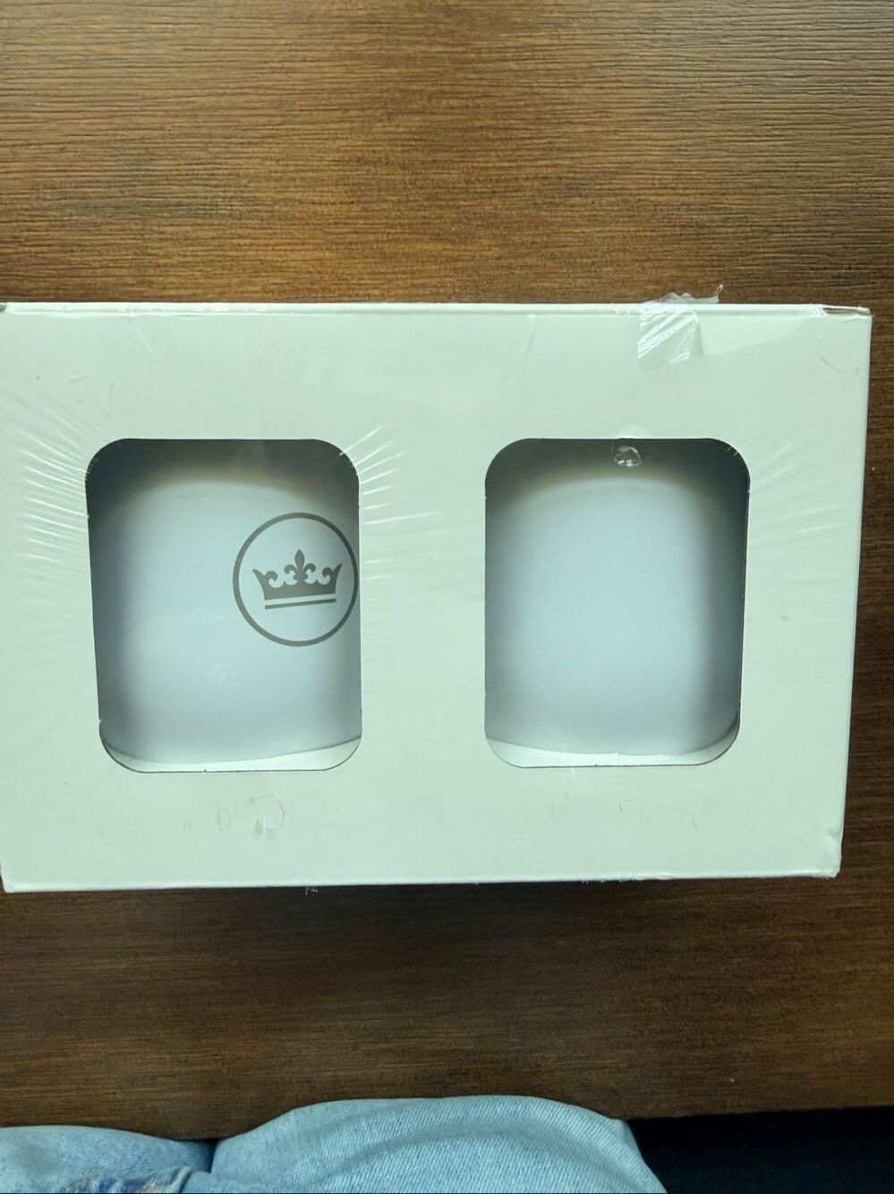 Peter Millar White Insulated Wine Tumbler Set of 2 New Gift Box Stainless Steel
